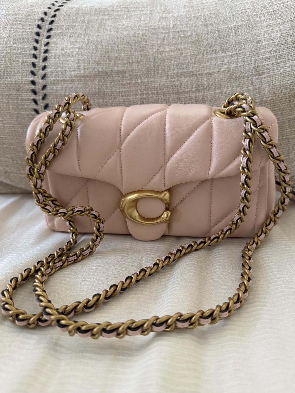 Coach Tabby 20 Quilted Leather Convertible Crossbody Bag